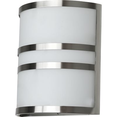 LFX/WS/CHC/15W/SCT/BN LED Half Cylinder Wall Sconce Middle Bands